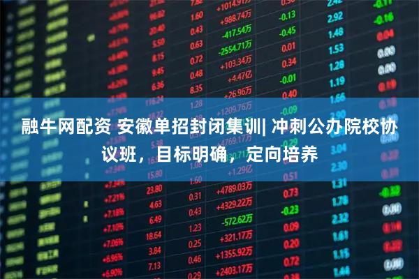 融牛网配资 安徽单招封闭集训| 冲刺公办院校协议班，目标明确，定向培养